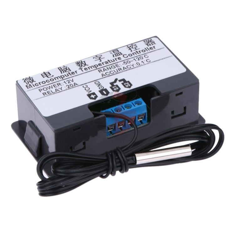 High-precision Microcomputer Intelligent Digital Display Switch Thermostat, Style:24V Power Supply