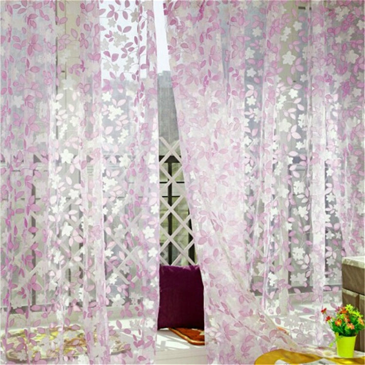 Romantic  Tulle Pastoral Window Screens Door Balcony Curtain, Size:1Mx2M Rod Processing