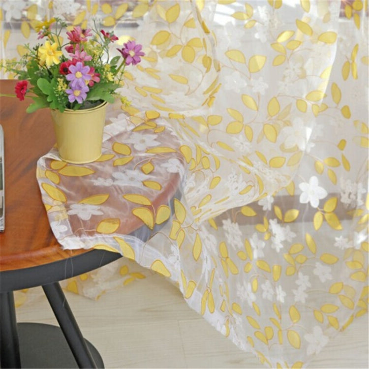 Romantic  Tulle Pastoral Window Screens Door Balcony Curtain, Size:1Mx2M Rod Processing