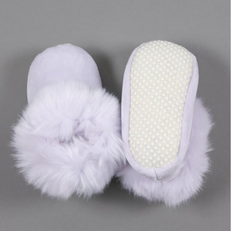 Winter Newborn Plush Slippers Home Indoor Warm Non-slip Bag with Baby Boots, Size:Bottom Length 13cm