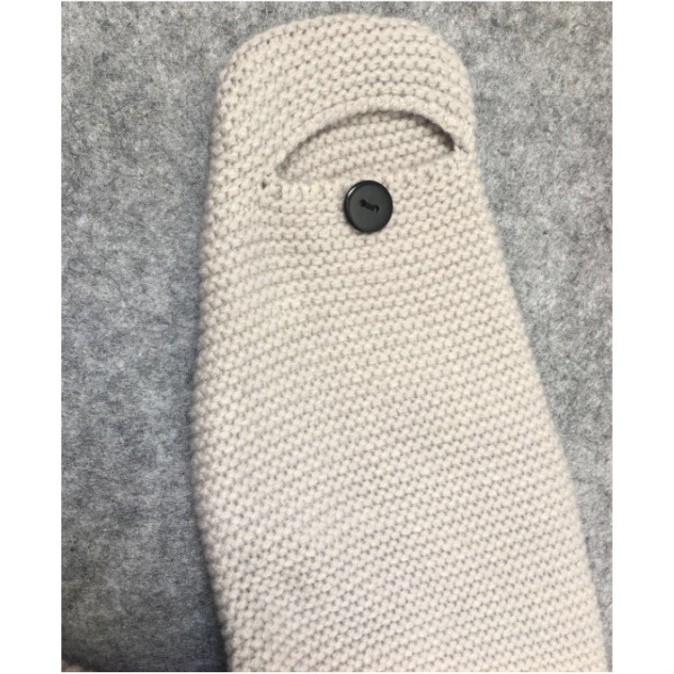 Cute Rabbit Ear Stereo Sleeping Bag Knitted Baby Quilt, Size:0-1 Years Old