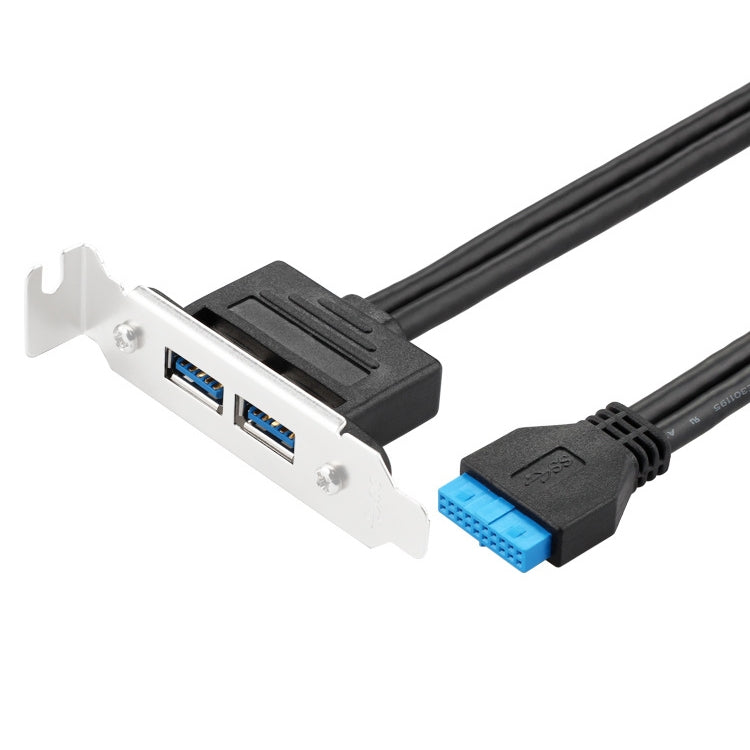 USB3.0 20P Bezel Cable Chassis PCI Bit Expansion USB3.0 Female Full-height Half-height Bezel