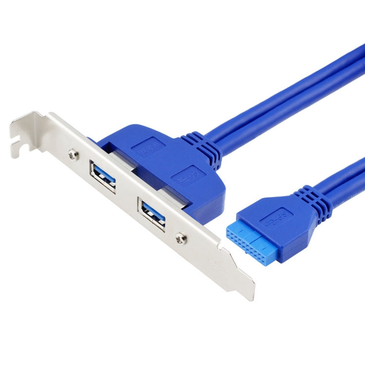 50CM USB3.0 Rear PCI Baffle Line Full Height Chassis DIY With Ear 20pin Transfer Cable