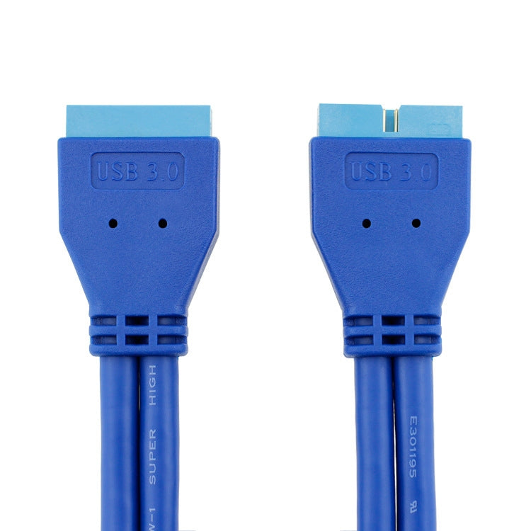 USB3.0 20PIN M-M Extension Cable Chassis Front Panel Extension Pure Copper Core Wire