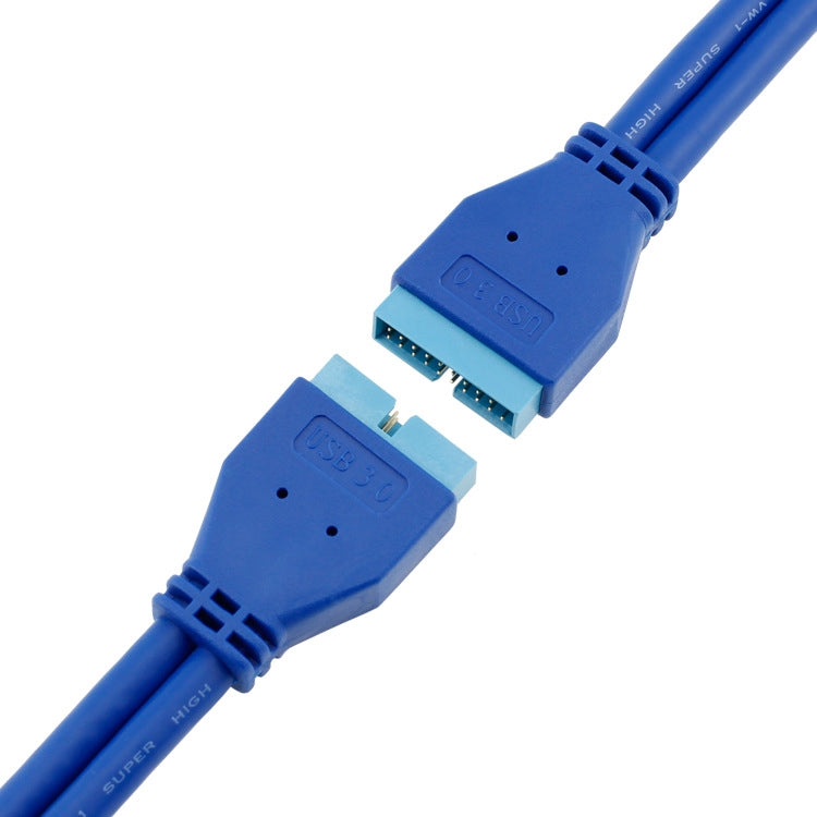 USB3.0 20PIN M-M Extension Cable Chassis Front Panel Extension Pure Copper Core Wire