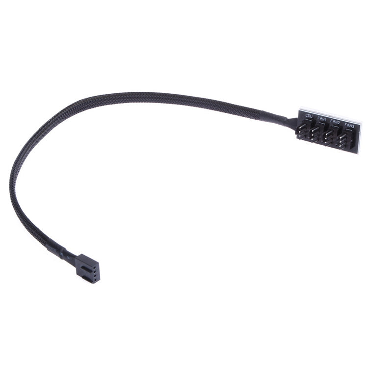 2 PCS Computer Fan PWM Hub Computer Chassis Fan Hub