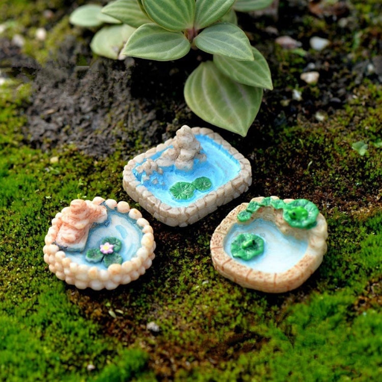 3 PCS Moss Micro-landscape Pools Meaty Ornaments Random Style Delivery