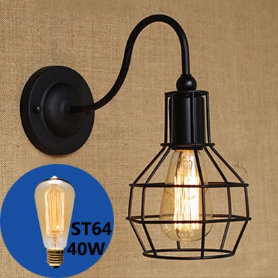 Retro Personality Simple Living Room Dining Room Corridor Bedroom Lighting Wall Lamp
