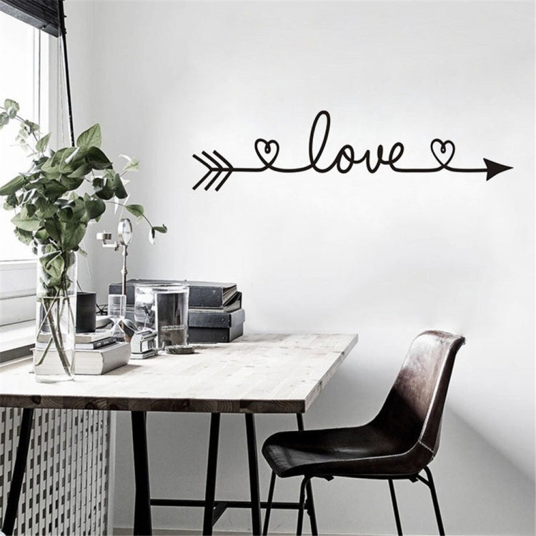 2 PCS LOVE Pattern DIY Family Home Wall Sticker Removable Decor Wall Stickers