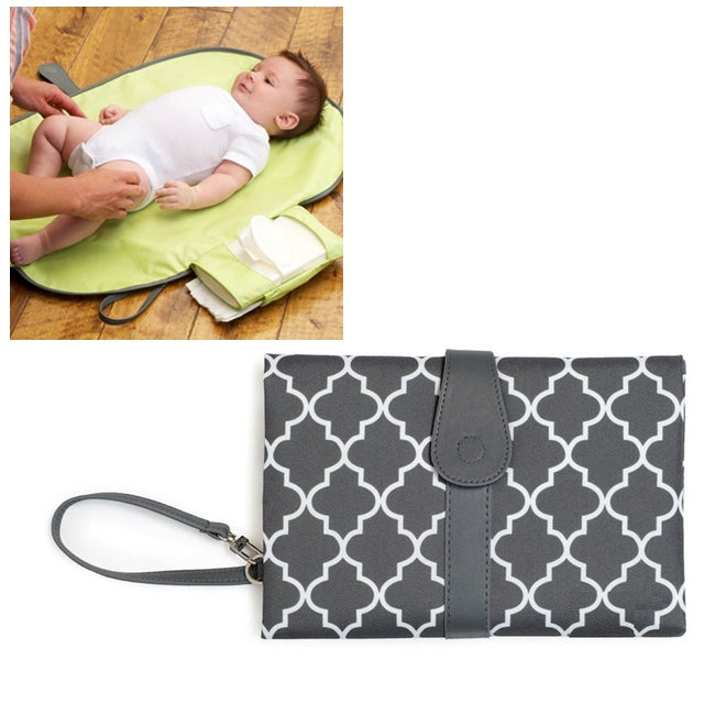Multifunctional Portable Baby Diaper Pad Storage Foldable Waterproof Baby Insulation Changing Pad