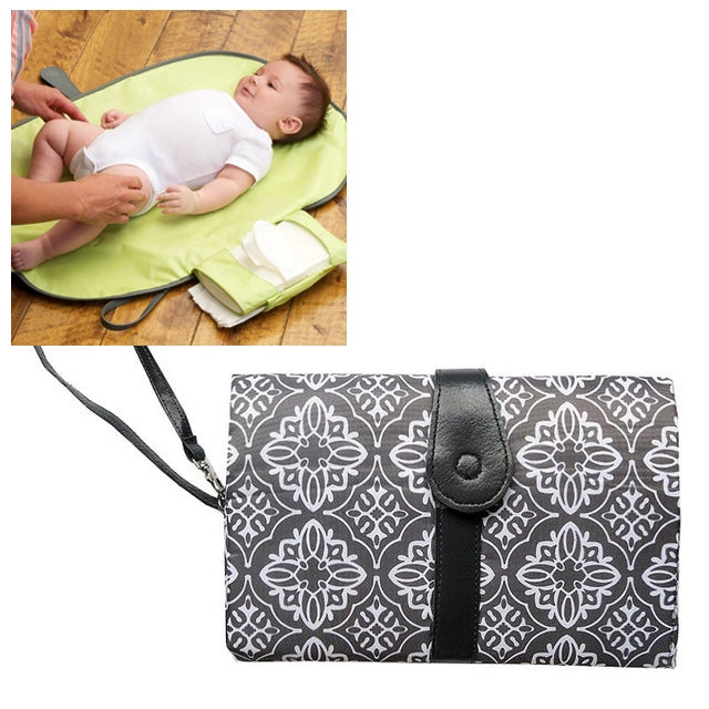 Multifunctional Portable Baby Diaper Pad Storage Foldable Waterproof Baby Insulation Changing Pad