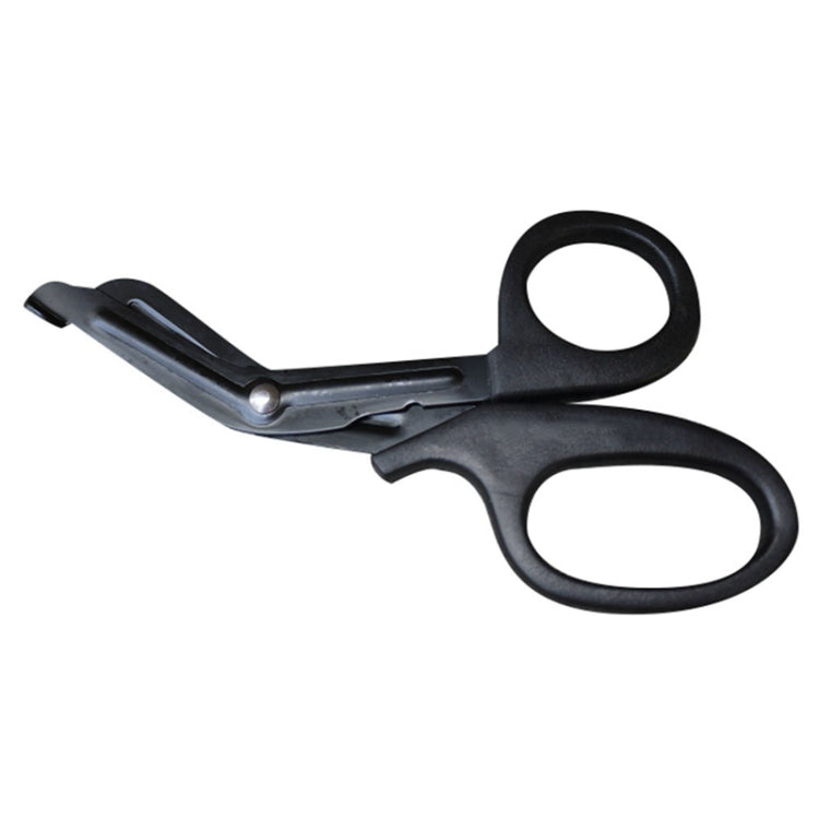 B-011 Outdoor Portable First Aid Canvas Elbow Scissors with Fine Teeth