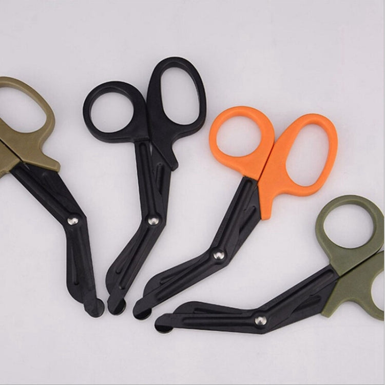 B-011 Outdoor Portable First Aid Canvas Elbow Scissors with Fine Teeth