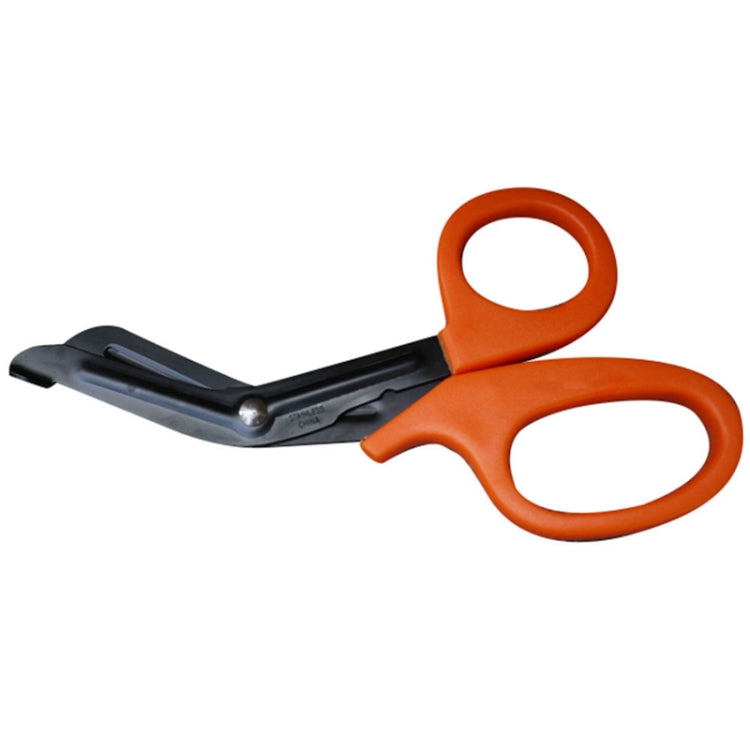 B-011 Outdoor Portable First Aid Canvas Elbow Scissors with Fine Teeth