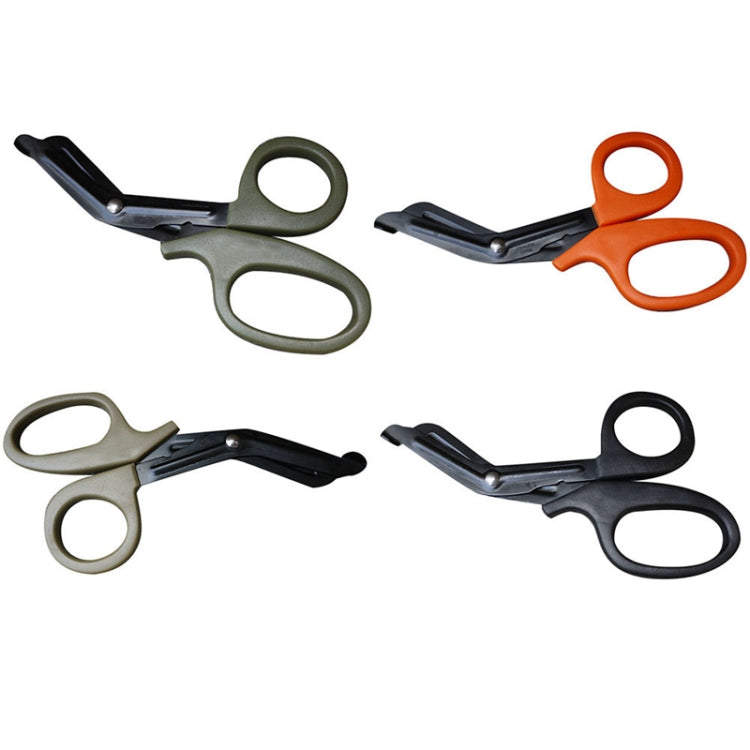 B-011 Outdoor Portable First Aid Canvas Elbow Scissors with Fine Teeth