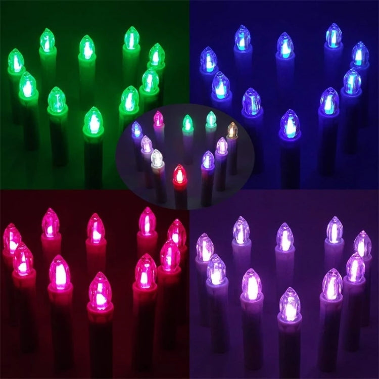 2 Boxes Christmas Tree Decoration LED Clip Candle Valentine Day Remote Control Candle