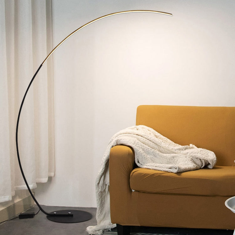 Simple Creative Fishing Type Reading Table Lamp Living Room Sofa Bedroom Floor Lamp, Light Color:White Light