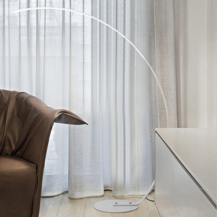 Simple Creative Fishing Type Reading Table Lamp Living Room Sofa Bedroom Floor Lamp, Light Color:White Light