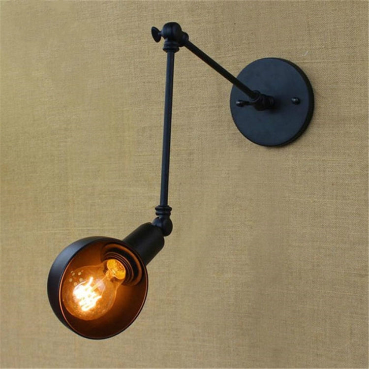 Simple Creative Retro Wall Lamp Outdoor Antique Industrial Wrought Iron Bedroom Lamp