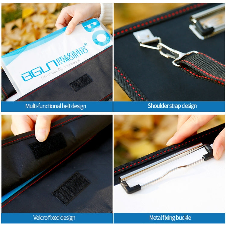 Waterproof Artist Sketch Drawing Board Clip Multi-function Backpack 8K Sketch Clip Pocket