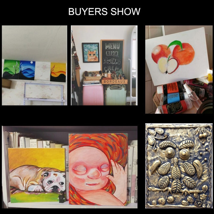 Mini Painting Cotton Canvas Panels Framed Board 18cmx24cm