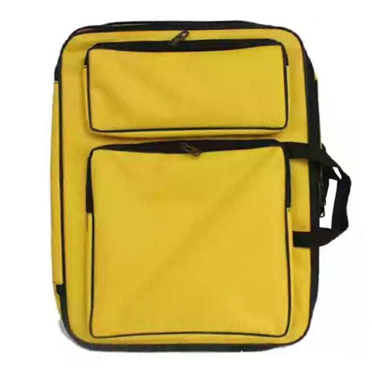 Children 8K Fashion Cute Double Shoulders Canvas Waterproof Drawing Bag