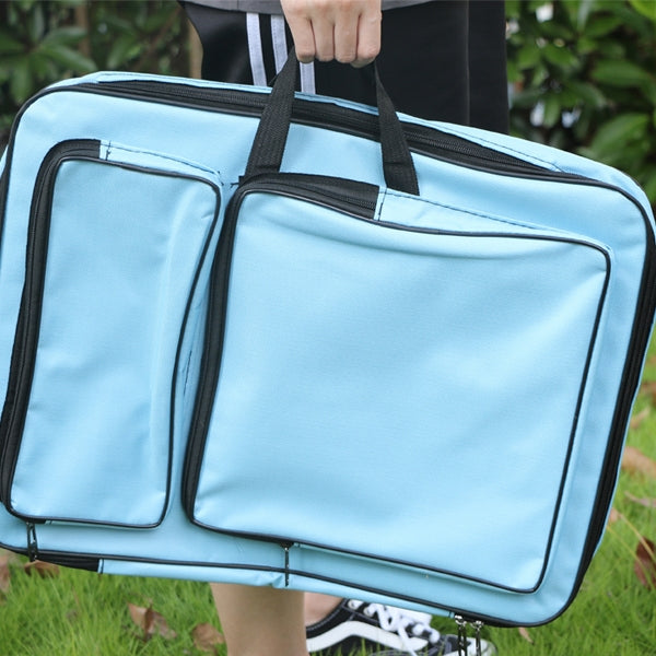 Children 8K Fashion Cute Double Shoulders Canvas Waterproof Drawing Bag