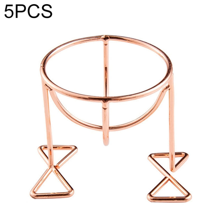 5 PCS Beauty Egg Shelf Storage Box Rack Puff Makeup Sponge Egg Dustproof Bracket, Model:Bow