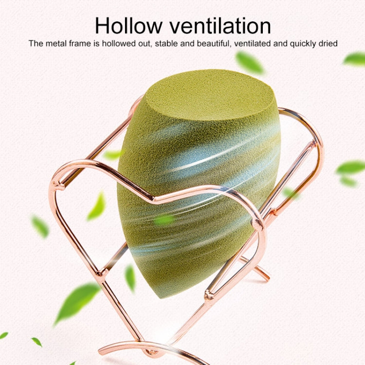 5 PCS Beauty Egg Shelf Storage Box Rack Puff Makeup Sponge Egg Dustproof Bracket, Model:Pentagram