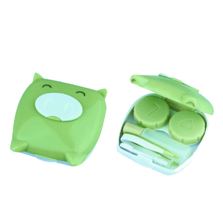 Cute Unisex Pig Cartoon Contact Lens Case Storage Box Contact Lenses Box