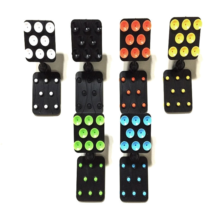 16 Points Double-sided Folding Lazy Bracket Suction Cup Car Mobile Phone Bracket, Random Color Delivery