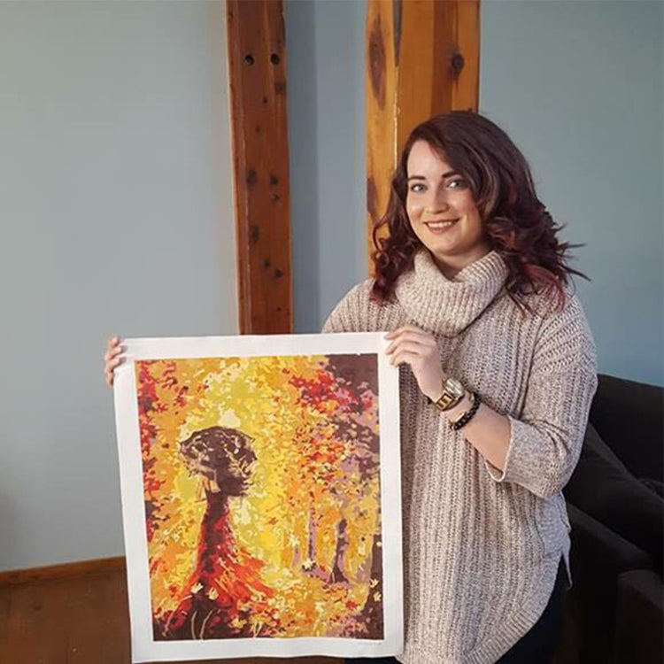 Butterfly Fairy Pattern DIY Digital Oil Acrylic Painting Kit