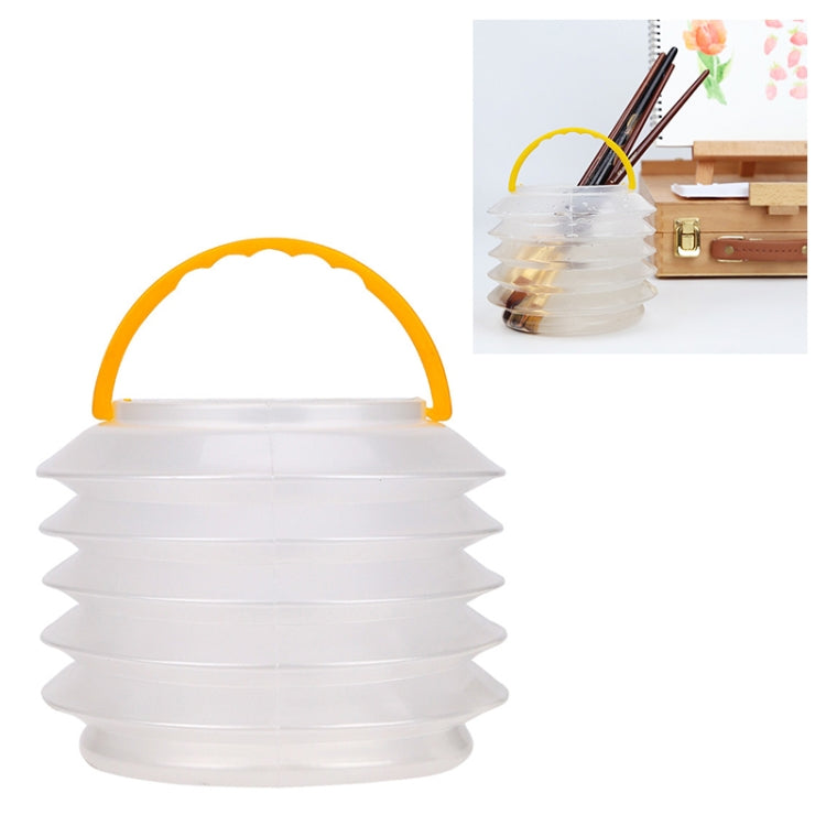 Translucent Wash Pen Barrel Brush Wash Holder Student Cleaning Art Supplies