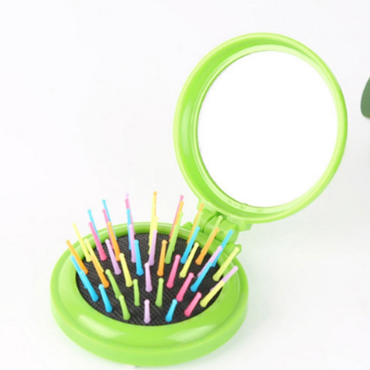 10 PCS Travel Portable Folding Massage Mirror Comb