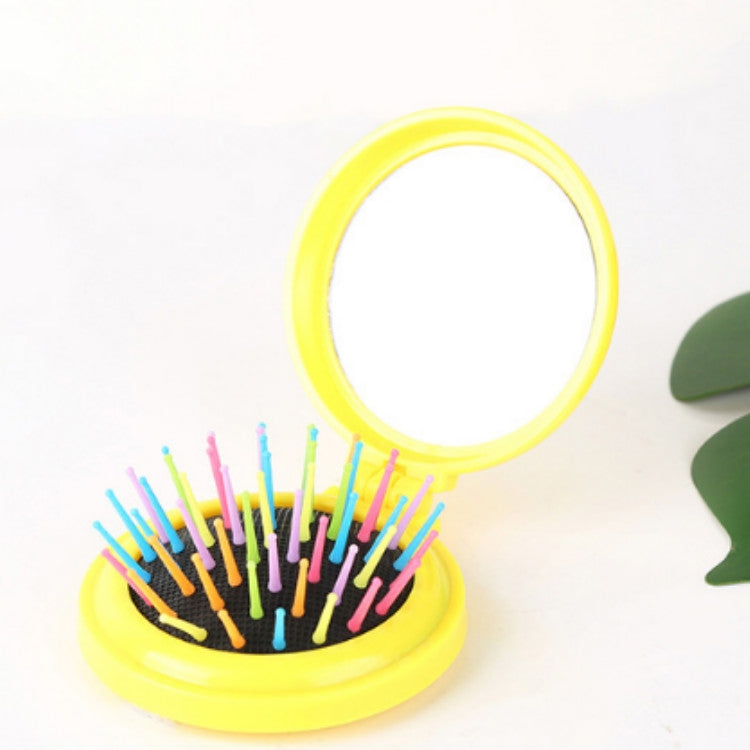 10 PCS Travel Portable Folding Massage Mirror Comb