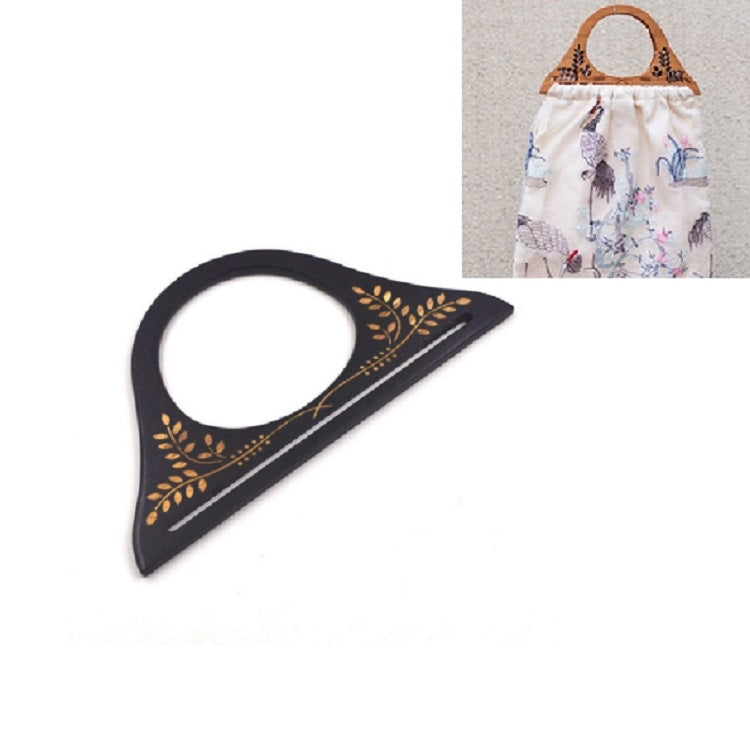 10 PCS Handbag Printed Wooden Handle Bag Accessories