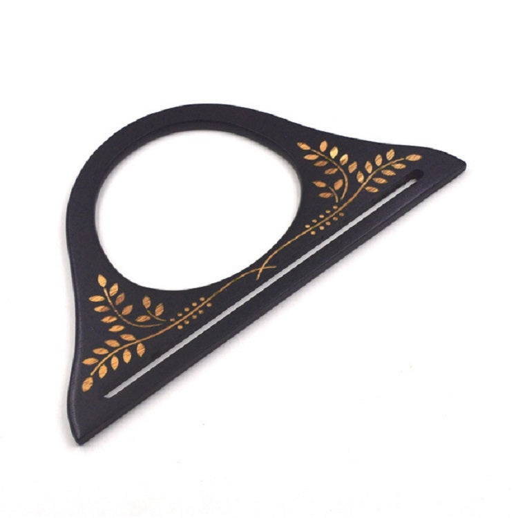 10 PCS Handbag Printed Wooden Handle Bag Accessories