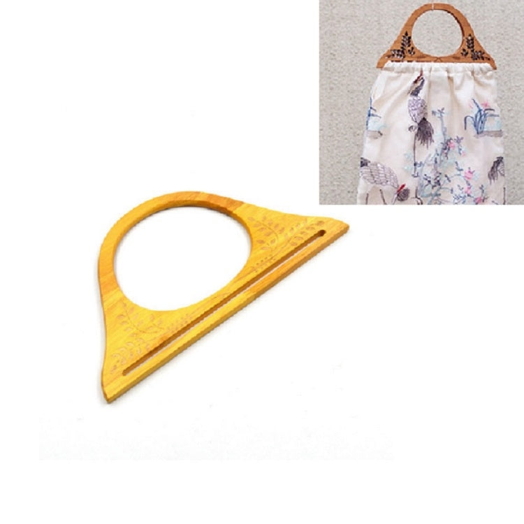 10 PCS Handbag Printed Wooden Handle Bag Accessories