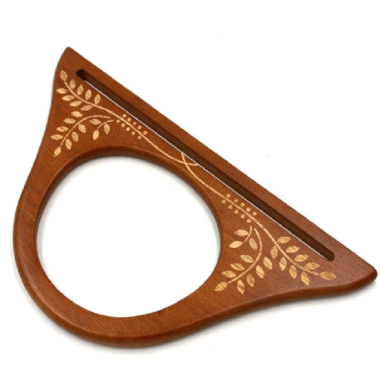 10 PCS Handbag Printed Wooden Handle Bag Accessories