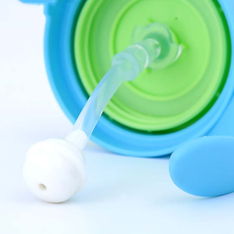 330ML Shock-resistant Baby Sippy Cups Kids Drinking Bottles Infant Children Learn Drinking Dual Handles Straw Juice Slid Feeding