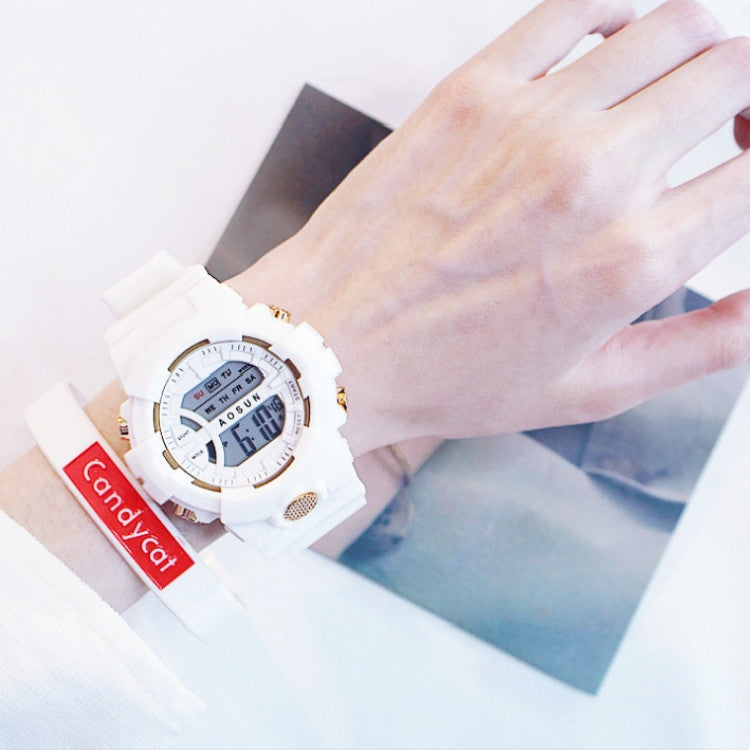 2 PCS Children Outdoor Sports Watch Multi-function Electronic Watch