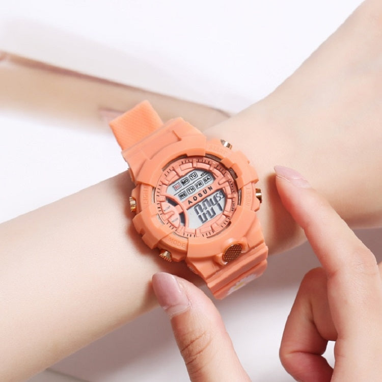 2 PCS Children Outdoor Sports Watch Multi-function Electronic Watch