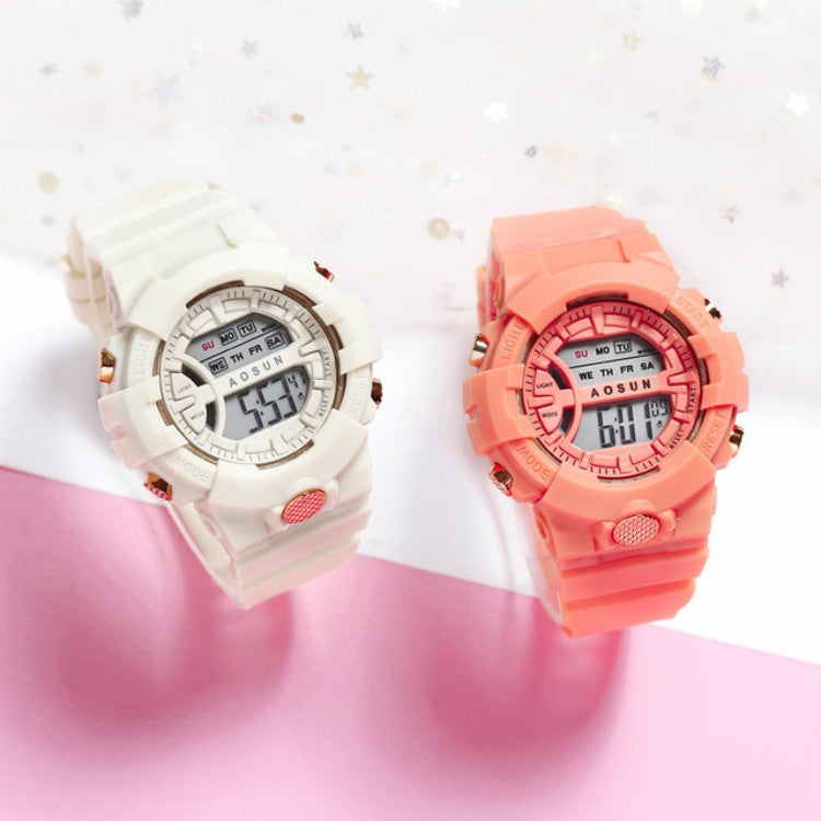2 PCS Children Outdoor Sports Watch Multi-function Electronic Watch