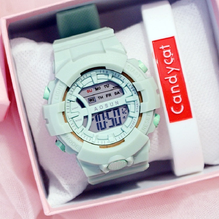 2 PCS Children Outdoor Sports Watch Multi-function Electronic Watch