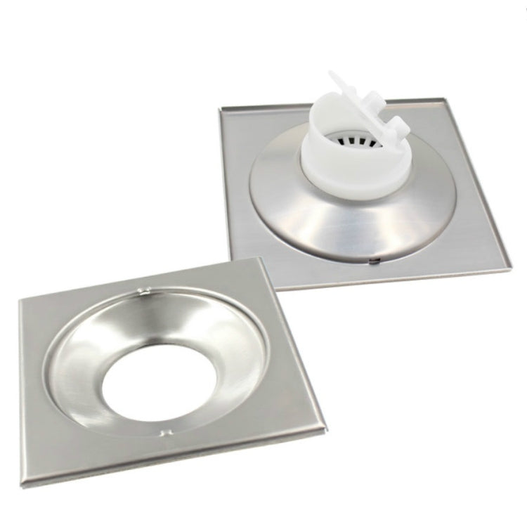 3 PCS Stainless Steel Square Deodorant Floor Drain Bathroom Kitchen Filter
