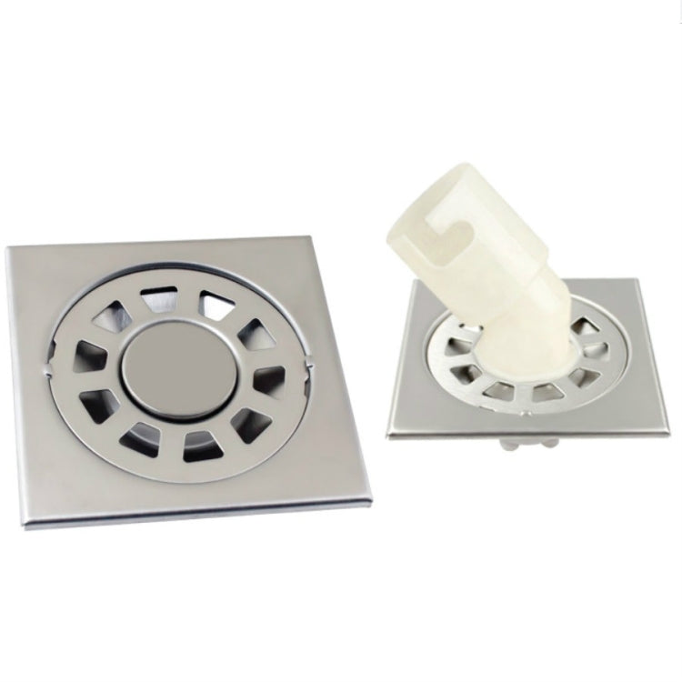 3 PCS Stainless Steel Square Deodorant Floor Drain Bathroom Kitchen Filter