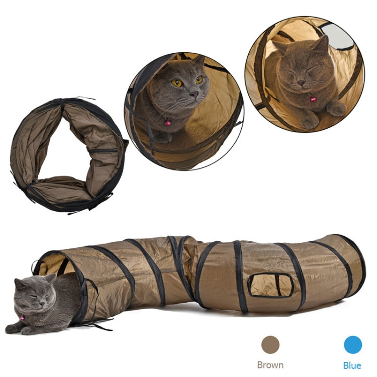 B18405 S-Shape Funny Pet Tunnel Cat Play Tunnel Foldable Cat Toys