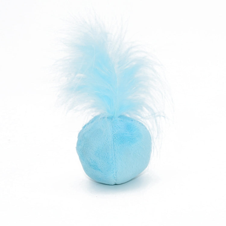 Ring Bell Feathers Tease Cats Toys Plush Pet Cat Toys