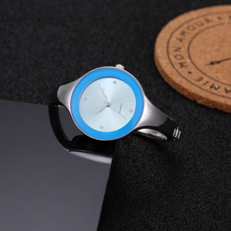2 PCS Women Simple Style Alloy Thin Strap Quartz Watch