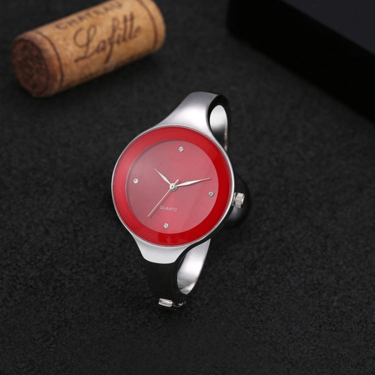 2 PCS Women Simple Style Alloy Thin Strap Quartz Watch